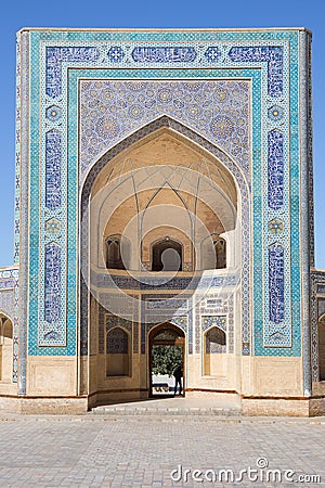 Kalon Mosque in Bukhara Buxoro, Uzbekistan Editorial Stock Photo